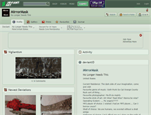 Tablet Screenshot of mirrormask.deviantart.com