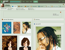 Tablet Screenshot of jjtomo.deviantart.com
