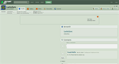 Desktop Screenshot of luckysync.deviantart.com