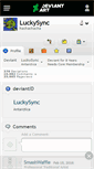 Mobile Screenshot of luckysync.deviantart.com