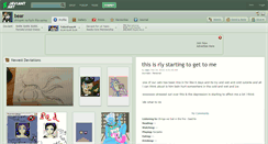 Desktop Screenshot of bear.deviantart.com