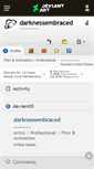 Mobile Screenshot of darknessembraced.deviantart.com