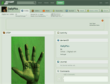 Tablet Screenshot of dailypics.deviantart.com