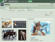 Tablet Screenshot of guephren.deviantart.com