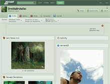 Tablet Screenshot of dreddabrutallac.deviantart.com