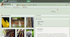 Desktop Screenshot of katie-karma.deviantart.com
