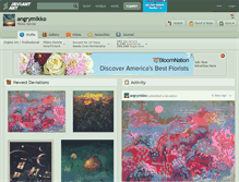 Tablet Screenshot of angrymikko.deviantart.com