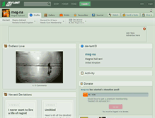 Tablet Screenshot of meg-na.deviantart.com