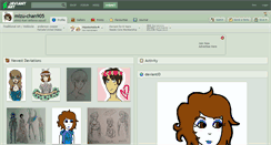 Desktop Screenshot of mizu-chan905.deviantart.com