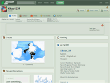 Tablet Screenshot of kikyo1239.deviantart.com