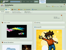 Tablet Screenshot of doriandarko.deviantart.com