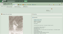 Desktop Screenshot of feather-dance145.deviantart.com