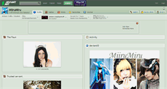 Desktop Screenshot of miirumiru.deviantart.com