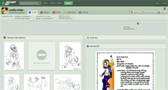 Desktop Screenshot of leafy-chan.deviantart.com