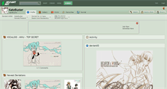 Desktop Screenshot of katebuster.deviantart.com