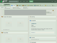 Tablet Screenshot of ceelectro.deviantart.com