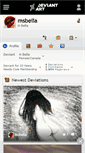 Mobile Screenshot of msbella.deviantart.com