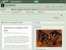 Tablet Screenshot of from-hakaryou.deviantart.com