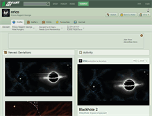 Tablet Screenshot of nrico.deviantart.com