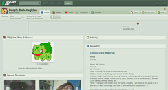 Desktop Screenshot of deeply-dark-magician.deviantart.com