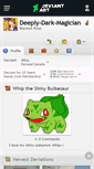 Mobile Screenshot of deeply-dark-magician.deviantart.com