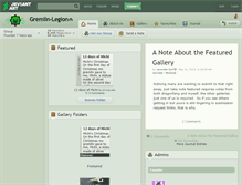 Tablet Screenshot of gremlin-legion.deviantart.com