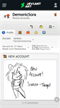 Mobile Screenshot of demonicsora.deviantart.com