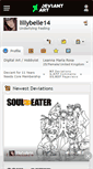 Mobile Screenshot of lillybelle14.deviantart.com
