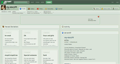 Desktop Screenshot of my-story99.deviantart.com