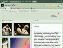 Tablet Screenshot of cyanidesymphony.deviantart.com