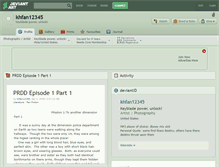 Tablet Screenshot of khfan12345.deviantart.com