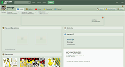 Desktop Screenshot of emonga.deviantart.com