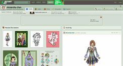 Desktop Screenshot of alexandra-chan.deviantart.com