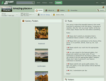 Tablet Screenshot of amazing-places.deviantart.com