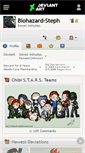 Mobile Screenshot of biohazard-steph.deviantart.com