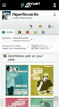 Mobile Screenshot of paperflower86.deviantart.com
