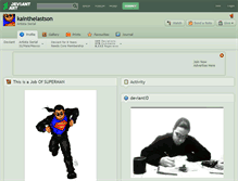 Tablet Screenshot of kainthelastson.deviantart.com