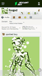 Mobile Screenshot of foxgod.deviantart.com
