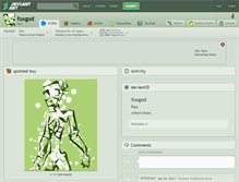 Tablet Screenshot of foxgod.deviantart.com