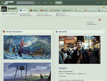 Tablet Screenshot of haryarti.deviantart.com
