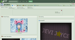 Desktop Screenshot of jevi-joyce.deviantart.com