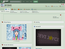 Tablet Screenshot of jevi-joyce.deviantart.com