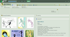 Desktop Screenshot of my-evidence.deviantart.com