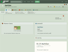 Tablet Screenshot of markisan.deviantart.com