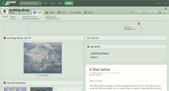 Desktop Screenshot of anything-disney.deviantart.com