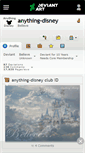 Mobile Screenshot of anything-disney.deviantart.com