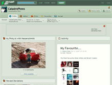 Tablet Screenshot of catastropheez.deviantart.com