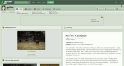 Desktop Screenshot of geofire.deviantart.com