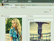 Tablet Screenshot of korialtaz.deviantart.com
