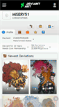 Mobile Screenshot of misery51.deviantart.com